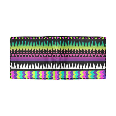 Animal Skin Aztec Rainbow Men's ID Card Wallet