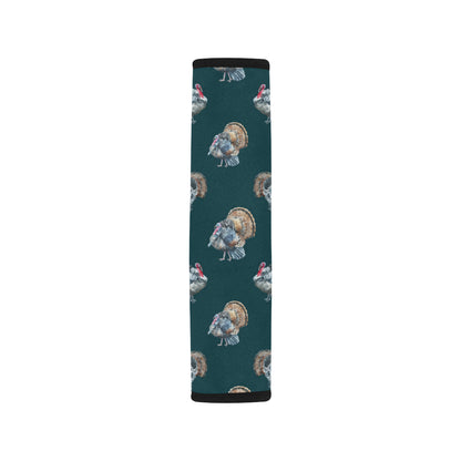 Turkey Pattern Print Design 03 Car Seat Belt Cover