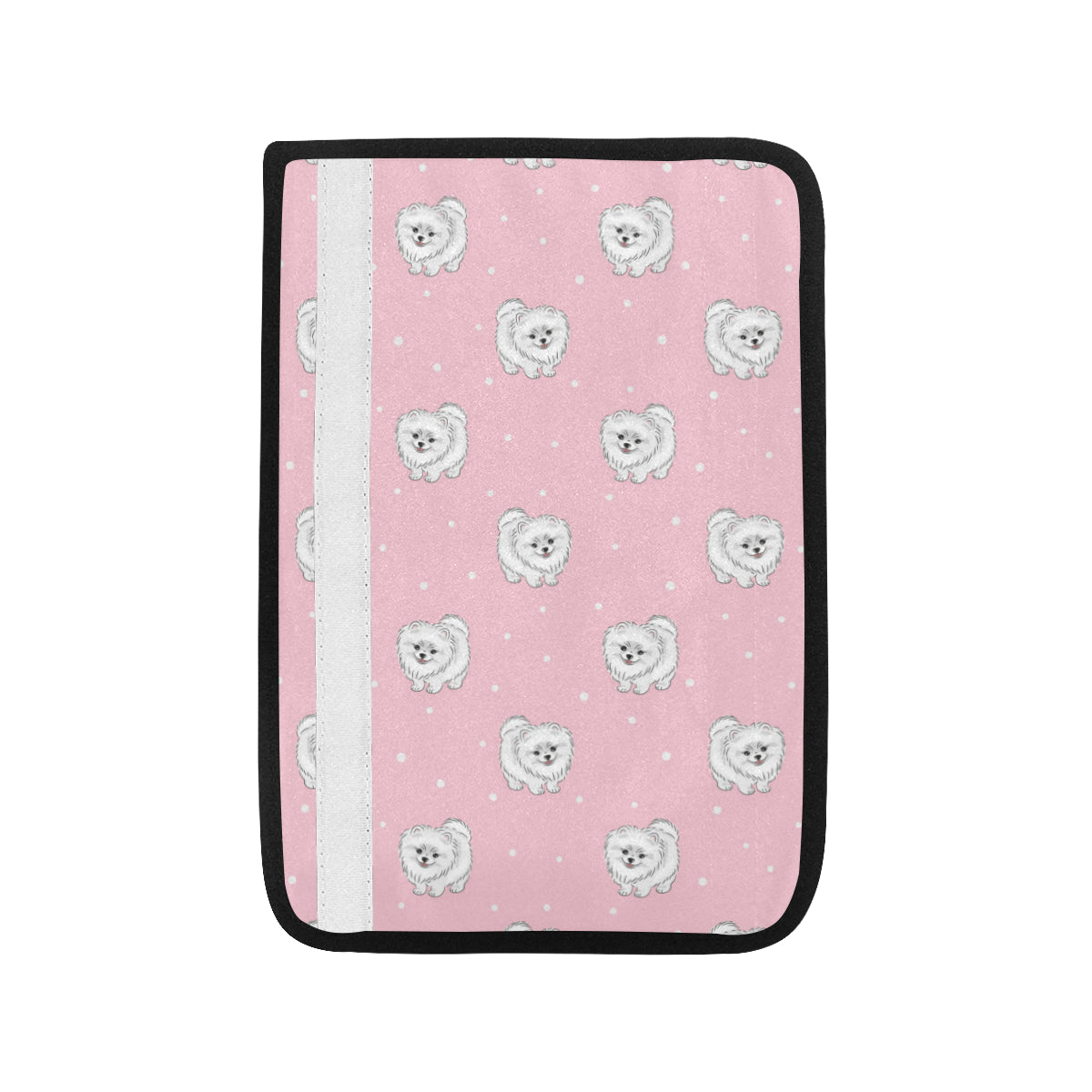 Pomeranians Pattern Print Design A02 Car Seat Belt Cover