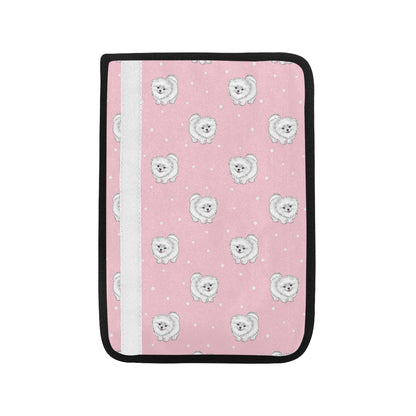 Pomeranians Pattern Print Design A02 Car Seat Belt Cover