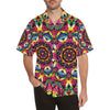 Kaleidoscope Pattern Print Design 02 Men's Hawaiian Shirt