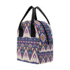 Pink Tribal Aztec native american Insulated Lunch Bag