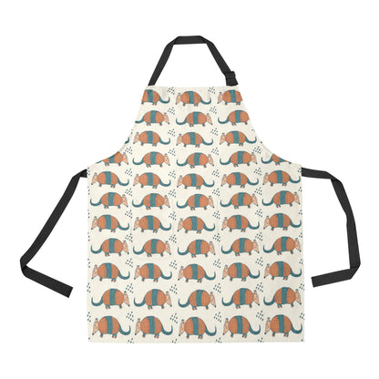 Armadillo Pattern Print Design 01 Apron with Pocket