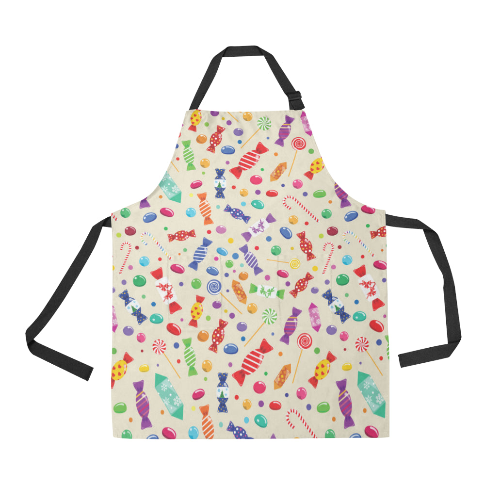 Candy Pattern Print Design 04 Apron with Pocket