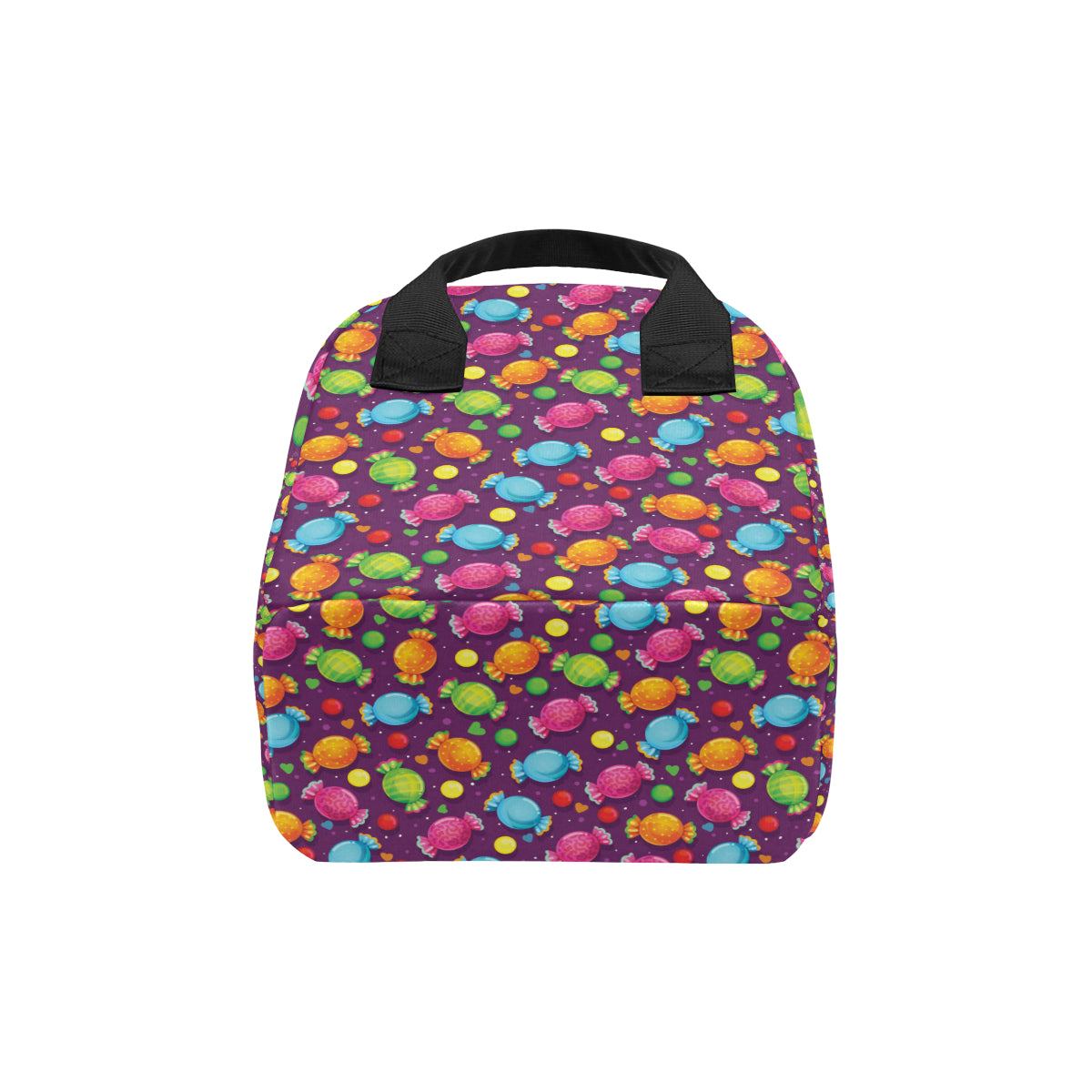Candy Pattern Print Design CA05 Insulated Lunch Bag