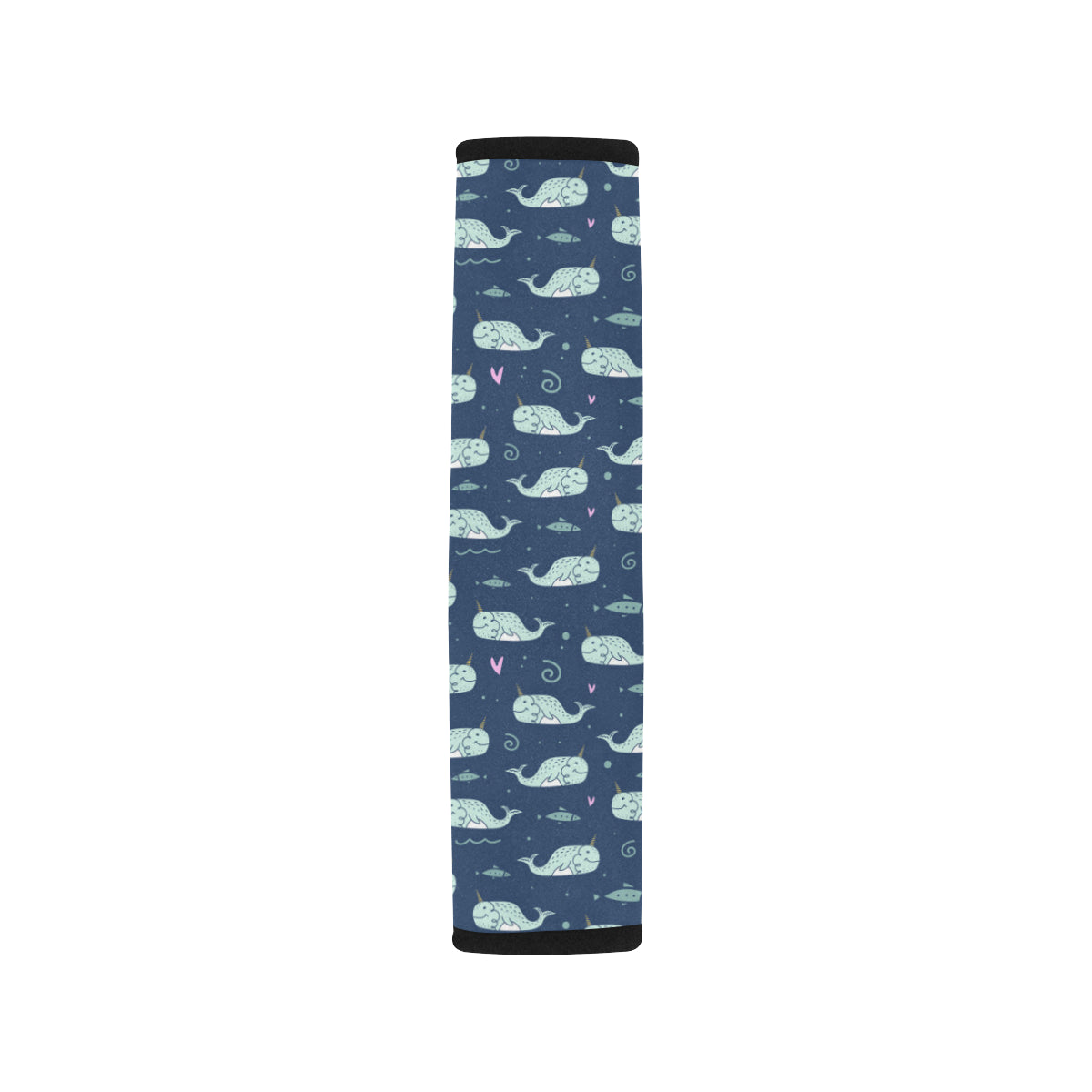Narwhal Design Print Car Seat Belt Cover