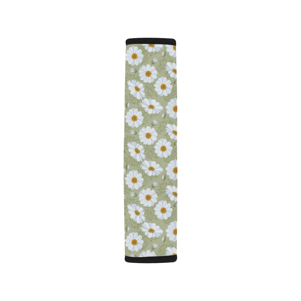 Daisy Yellow Print Pattern Car Seat Belt Cover