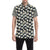 Daisy Print Pattern Men's Short Sleeve Button Up Shirt