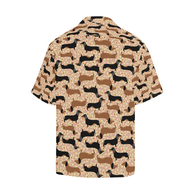 Dachshund Pattern Print Design 011 Men's Hawaiian Shirt