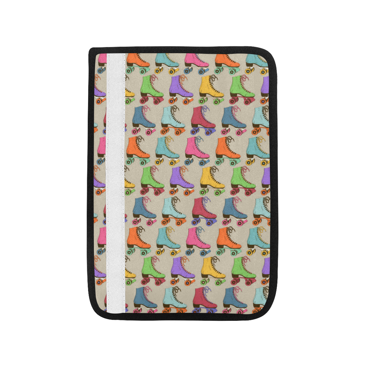 Roller skate Pattern Print Design A01 Car Seat Belt Cover
