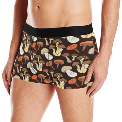 Mushroom Pattern Print Design A05 Men's Boxer Briefs
