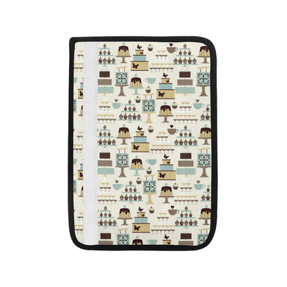 Cake Pattern Print Design 02 Car Seat Belt Cover