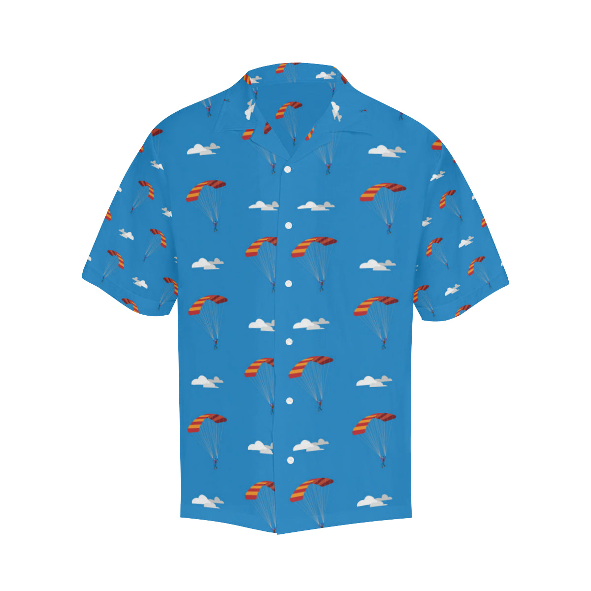 Skydiving Pattern Print Design 02 Men's Hawaiian Shirt