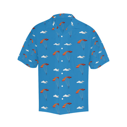 Skydiving Pattern Print Design 02 Men's Hawaiian Shirt