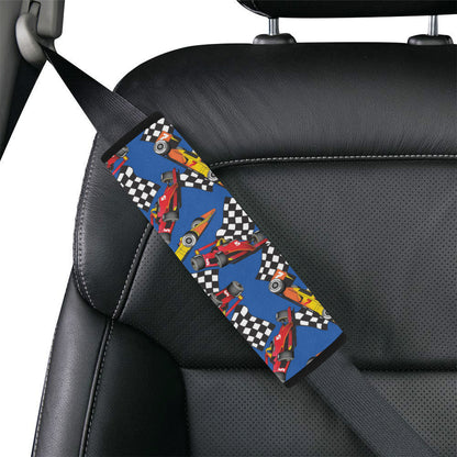 Racing Pattern Print Design A01 Car Seat Belt Cover