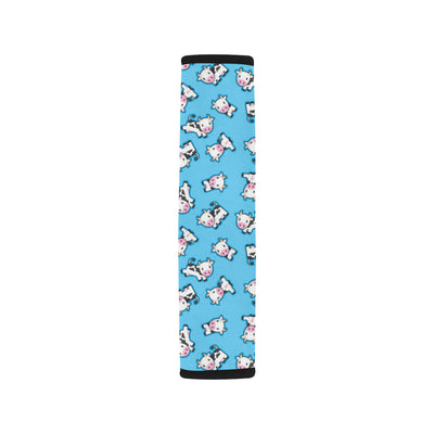 Cow Pattern Print Design 01 Car Seat Belt Cover