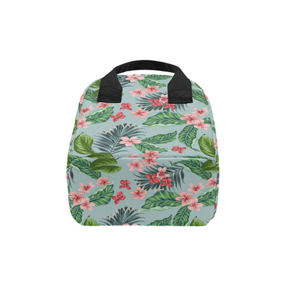 Plumeria Pattern Print Design PM027 Insulated Lunch Bag