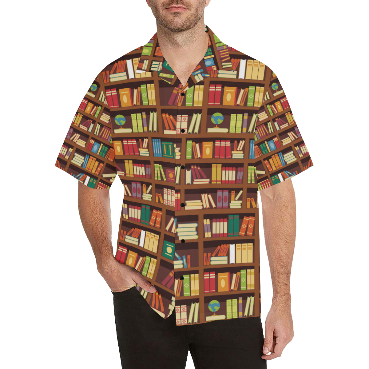 Book Pattern Print Design 06 Men's Hawaiian Shirt