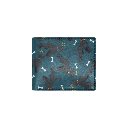Schnauzers Pattern Print Design A04 Men's ID Card Wallet