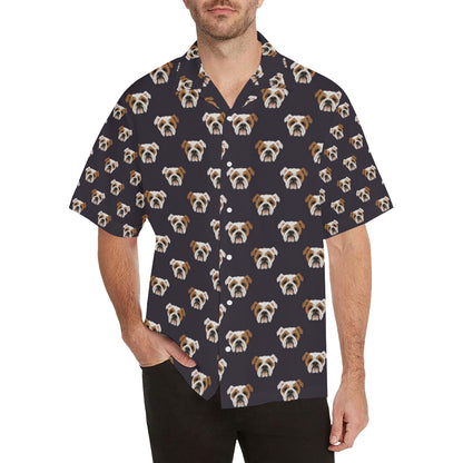 Bulldogs Pattern Print Design 03 Men's Hawaiian Shirt