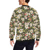 Apple blossom Pattern Print Design AB01 Men Long Sleeve Sweatshirt