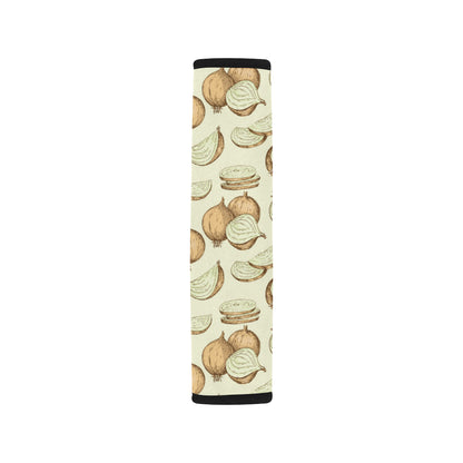 Onion Pattern Print Design A02 Car Seat Belt Cover