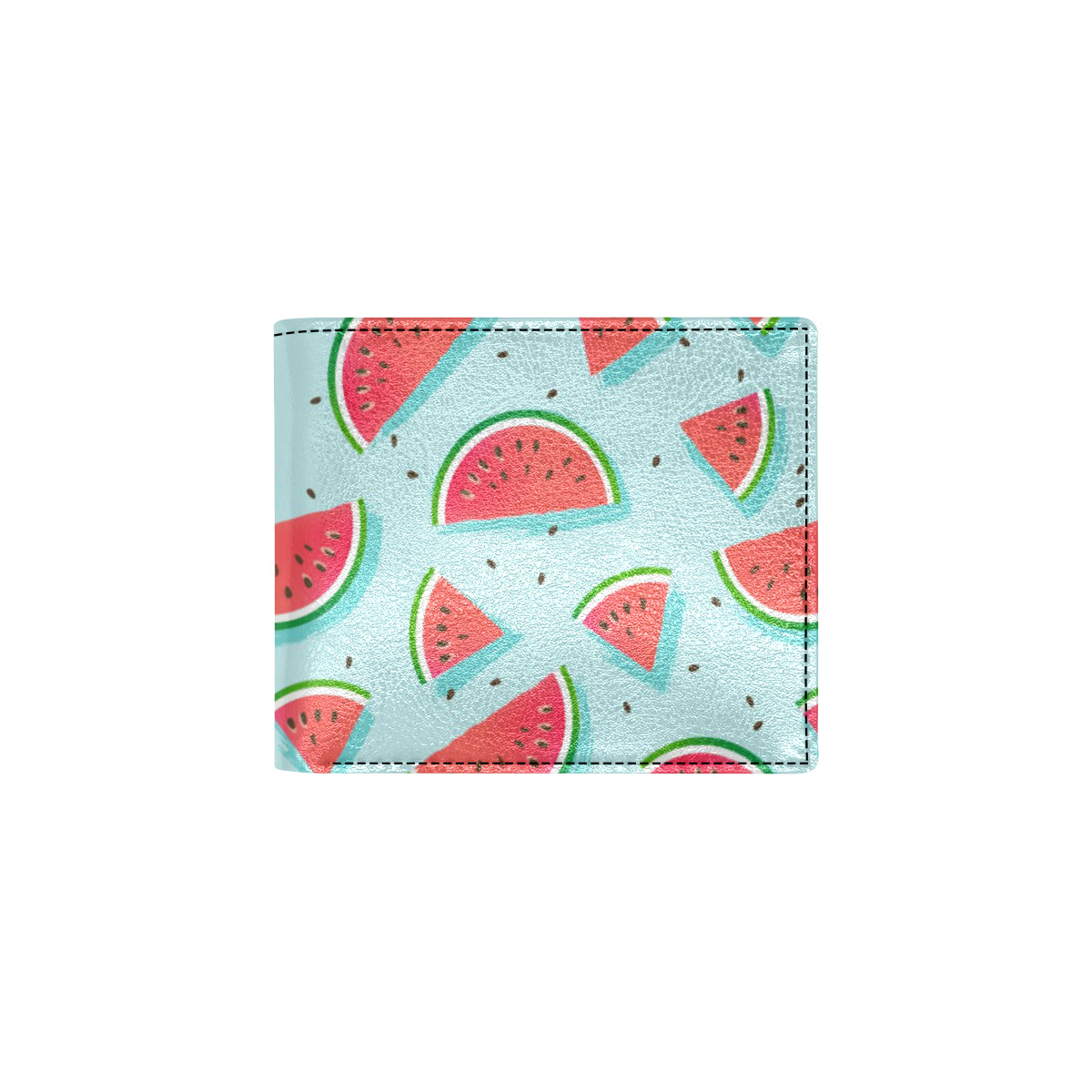 Watermelon Pattern Print Design WM03 Men's ID Card Wallet
