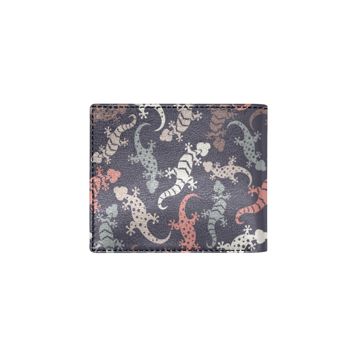Gecko Pattern Print Design 02 Men's ID Card Wallet