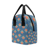 lotus Boho Pattern Print Design LO07 Insulated Lunch Bag