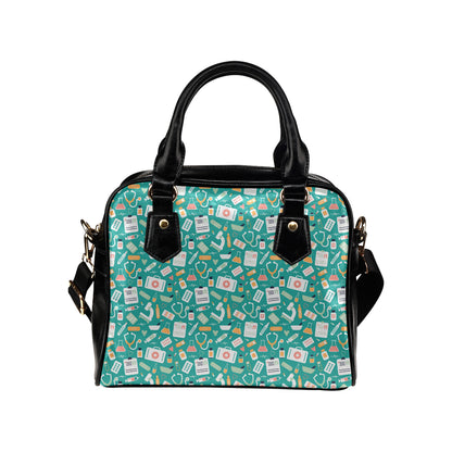 Medical Pattern Print Design 03 Shoulder Handbag