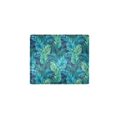Banana Leaf Pattern Print Design 06 Men's ID Card Wallet