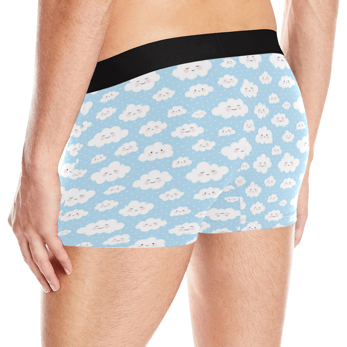 Cloud  Pattern Print Design 02 Men's Boxer Briefs