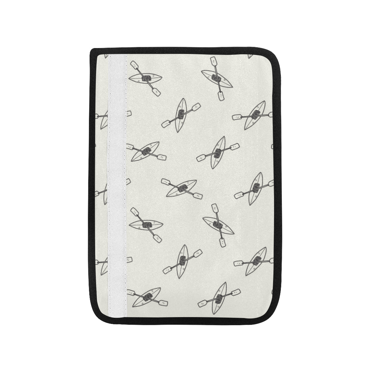 Kayak Pattern Print Design 01 Car Seat Belt Cover