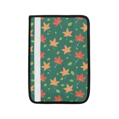Maple Leaf Pattern Print Design 04 Car Seat Belt Cover