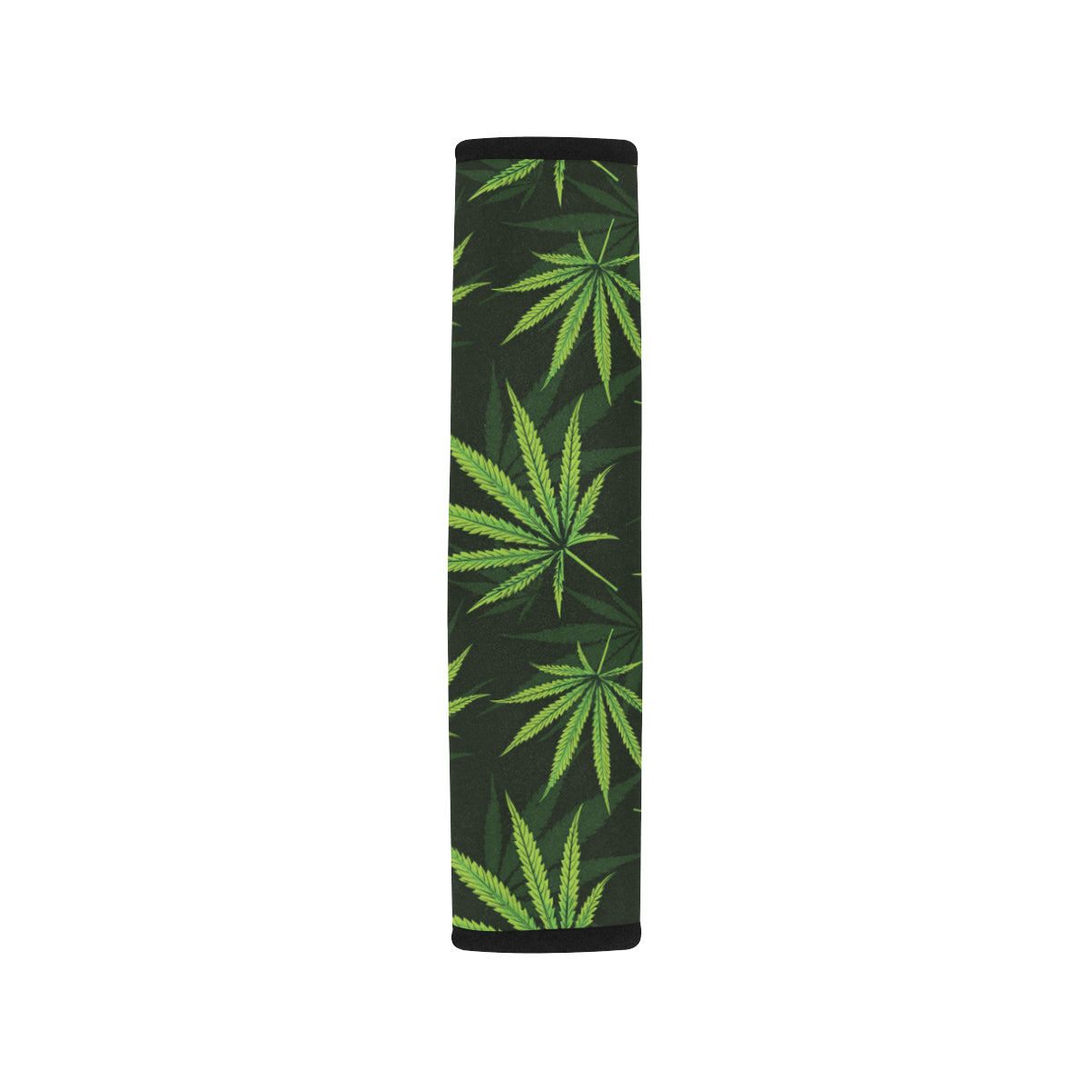 Pot Leaf Pattern Print Design A03 Car Seat Belt Cover