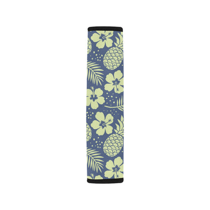 Pineapple Pattern Print Design PP07 Car Seat Belt Cover