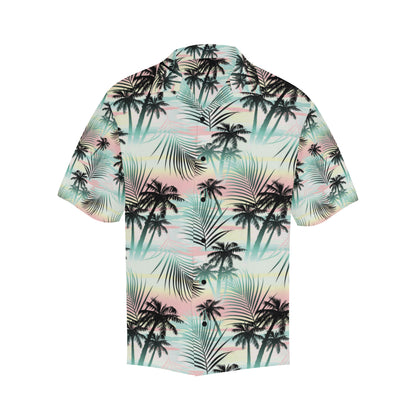 Palm Tree Pattern Print Design A03 Men's Hawaiian Shirt