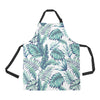 Pattern Tropical Palm Leaves Apron with Pocket