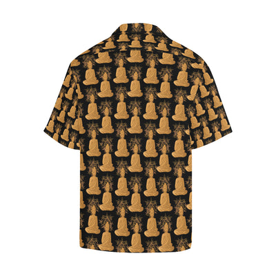 Buddha Pattern Print Design 01 Men's Hawaiian Shirt