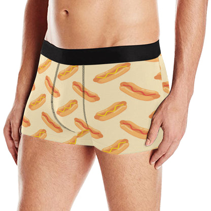 Hot Dog Pattern Print Design 05 Men's Boxer Briefs