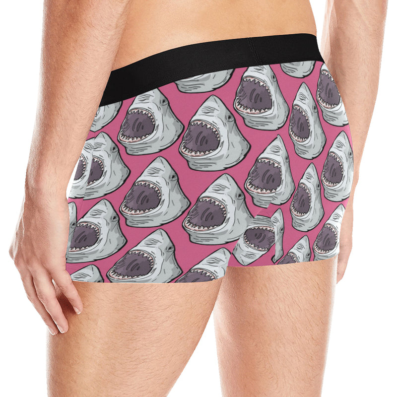 Great White Shark Pattern Print Design 01 Men's Boxer Briefs