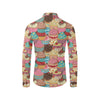 Cupcake Pattern Print Design CP01 Men's Long Sleeve Shirt