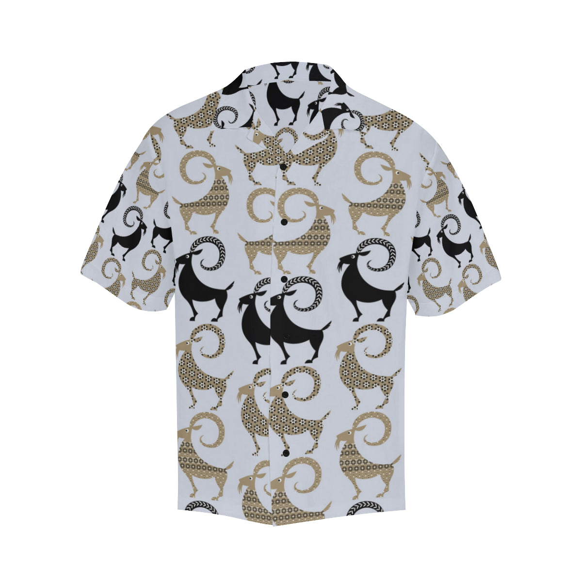 Goat Pattern Print Design 03 Men's Hawaiian Shirt