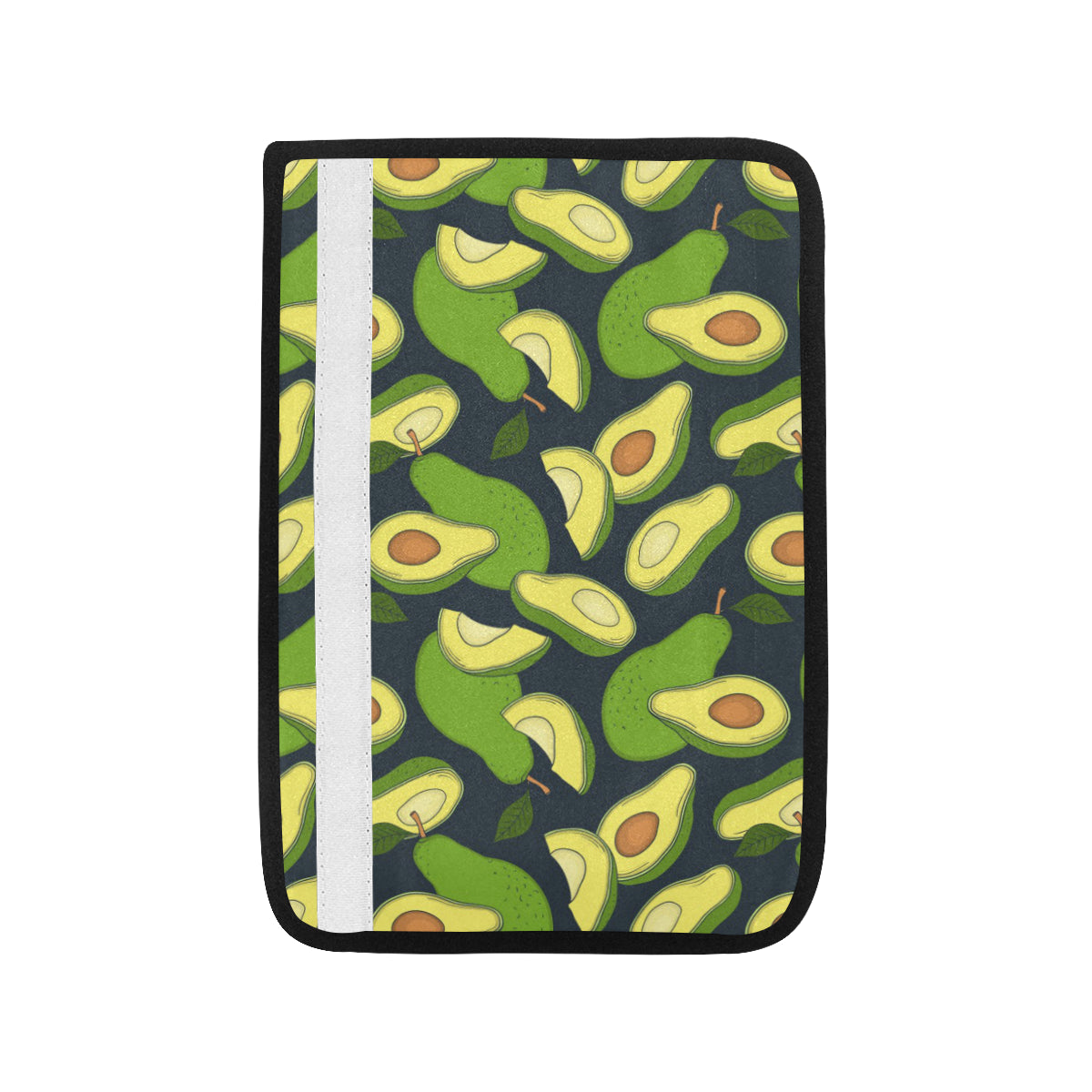 Avocado Pattern Print Design AC013 Car Seat Belt Cover