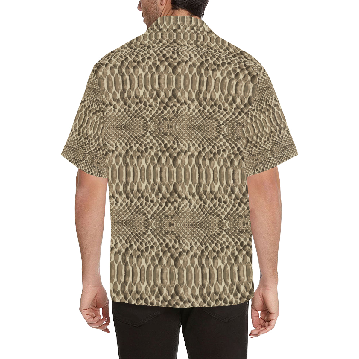 Python Pattern Print Design A02 Men's Hawaiian Shirt