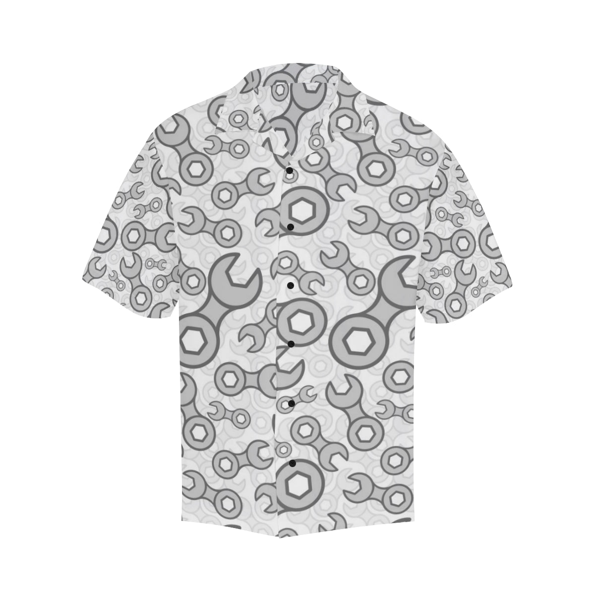 Mechanic Pattern Print Design 05 Men's Hawaiian Shirt
