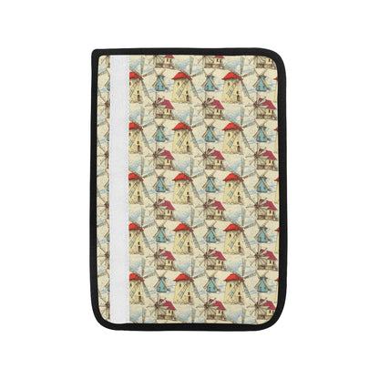 Windmill Pattern Print Design 01 Car Seat Belt Cover