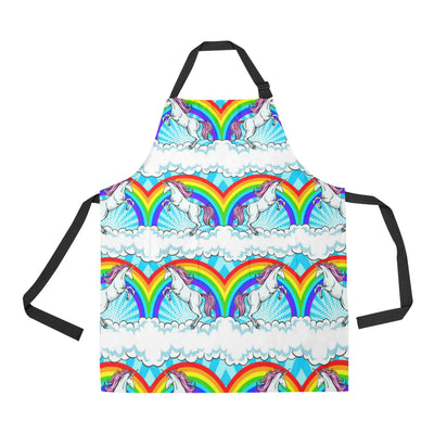 Unicorn Rainbow Apron with Pocket