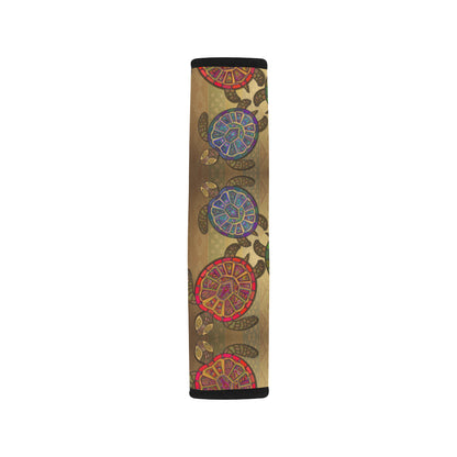 Sea Turtle Tribal Colorful Car Seat Belt Cover