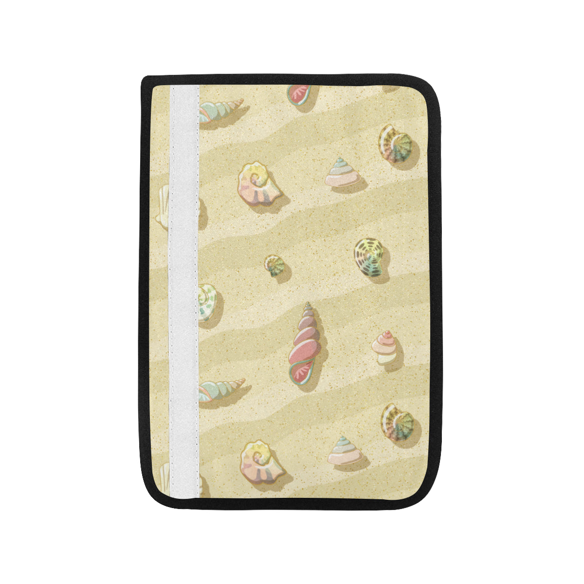 Beach with Seashell Theme Car Seat Belt Cover